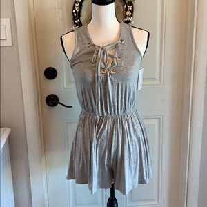 Grey tshirt romper